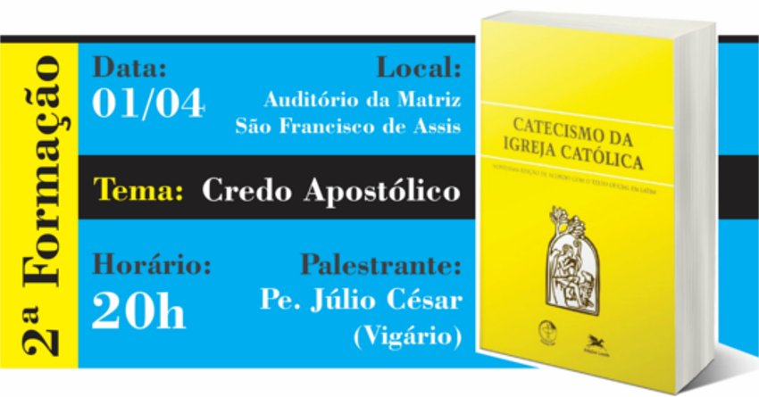 Inscrições para a palestra ”Credo Apostólico"
