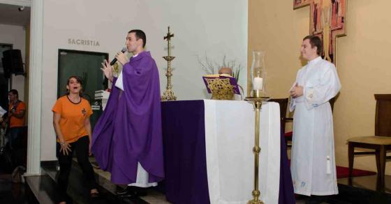 1ª Missa de Cura e Libertação com Padre Diego